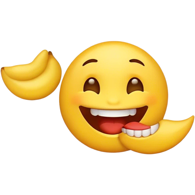 Yellow emoji biting lip with rizz emoji