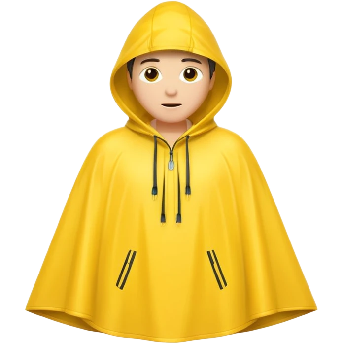 rain poncho emoji