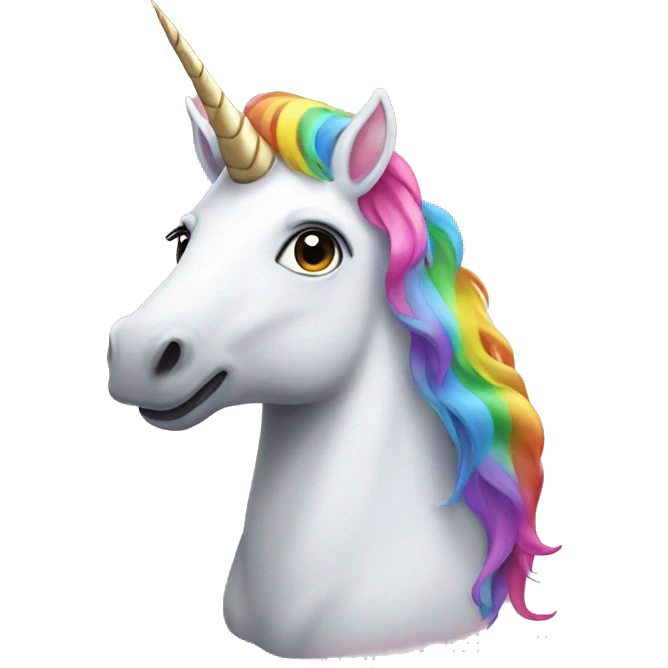 Gay unicorn emoji