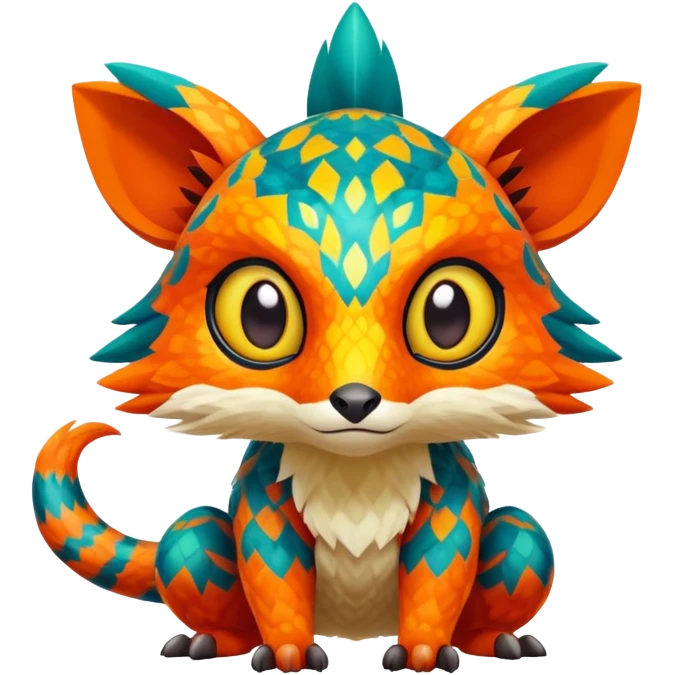  exotic tropical Fakémon-Pokémon-Vernid-creature emoji