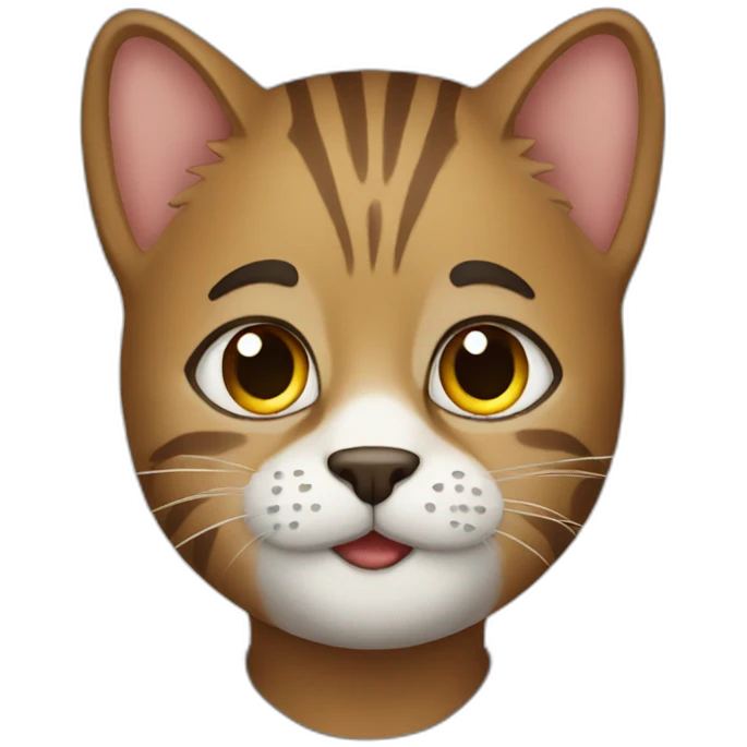 Black guy but it is cat emoji