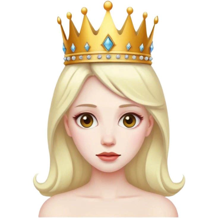 A woman's crown
 emoji