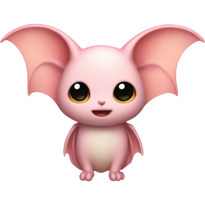 light pink bat  emoji