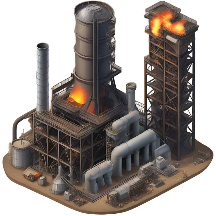blast furnace China emoji
