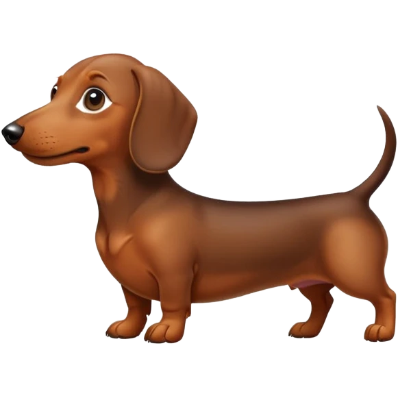 Perro salchicha emoji