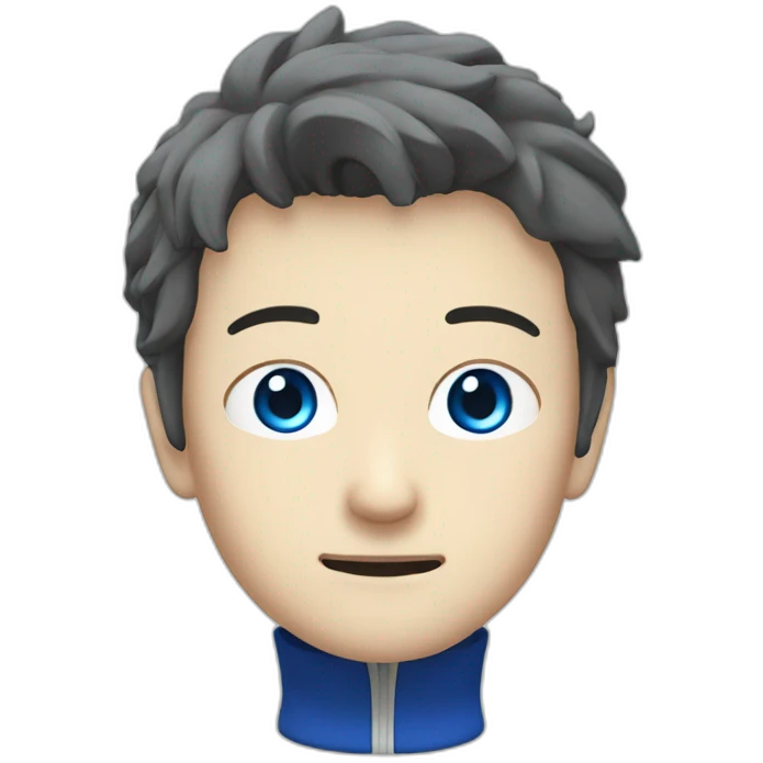 Satoru Gojo with blue eyes emoji