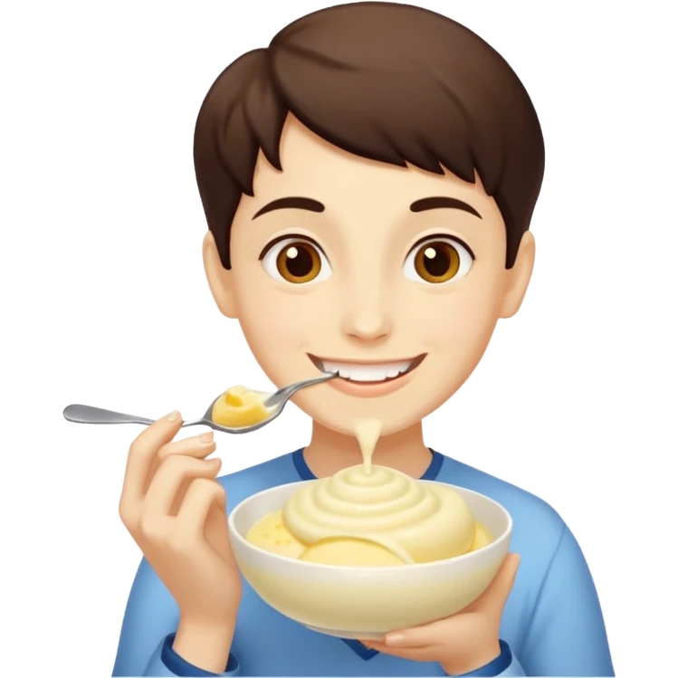 Me eating rasmalai emoji
