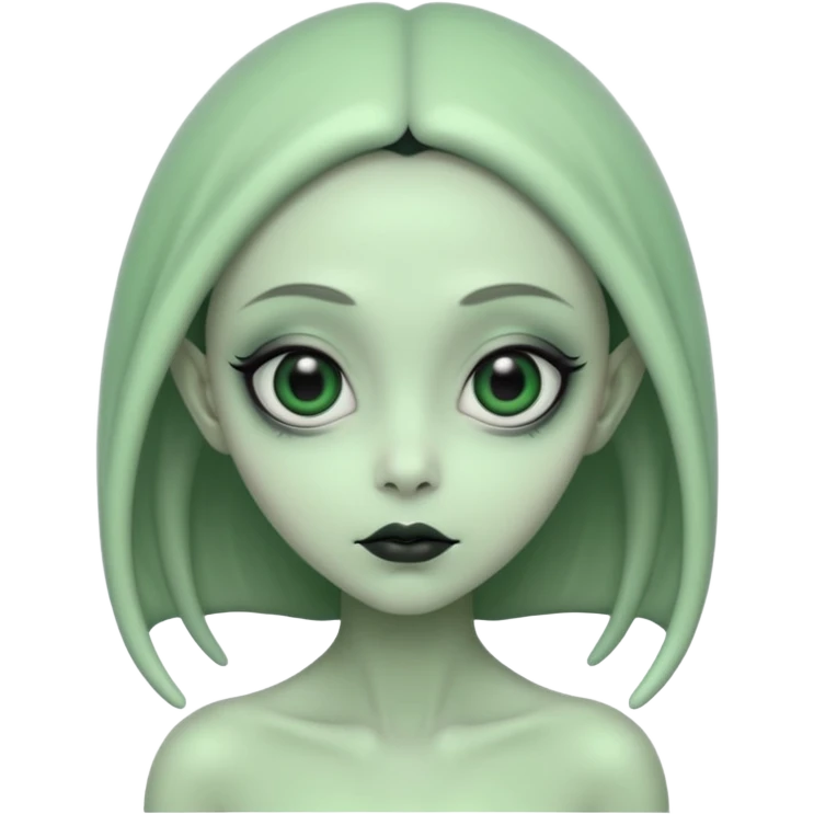 Alien girl emoji