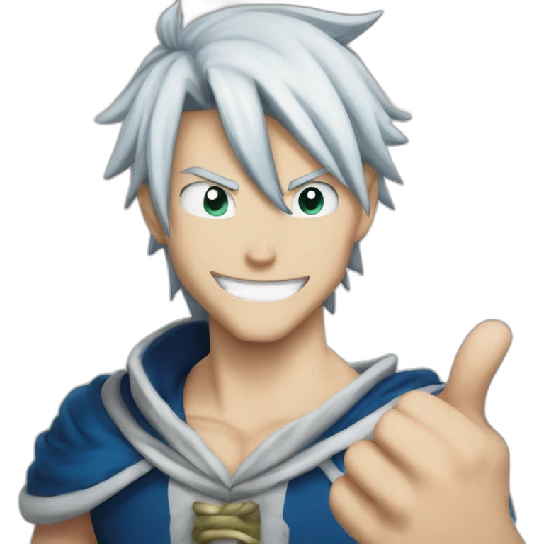 fairy tail luxus thumbs up emoji
