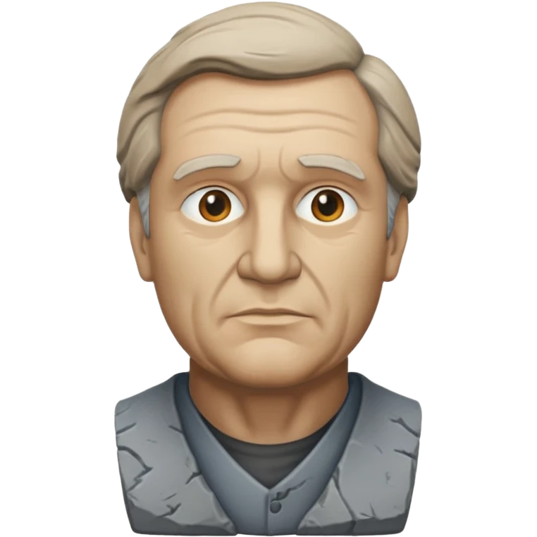 stone bust of Werner Sombart emoji