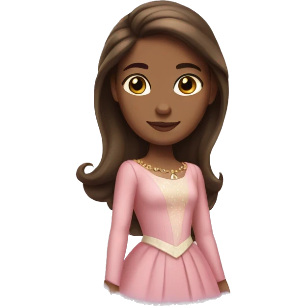 princess with brunette hair emoji