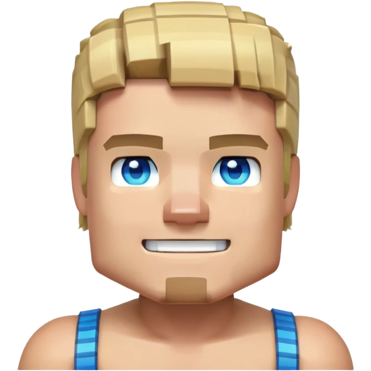 Minecraft Steve character emoji