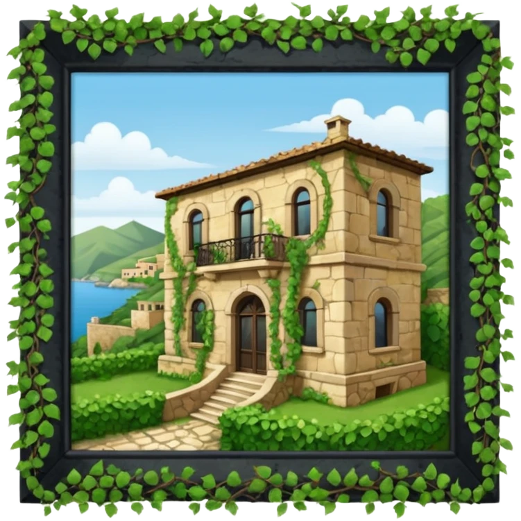 villa with only 1 abounded  apartment emoji