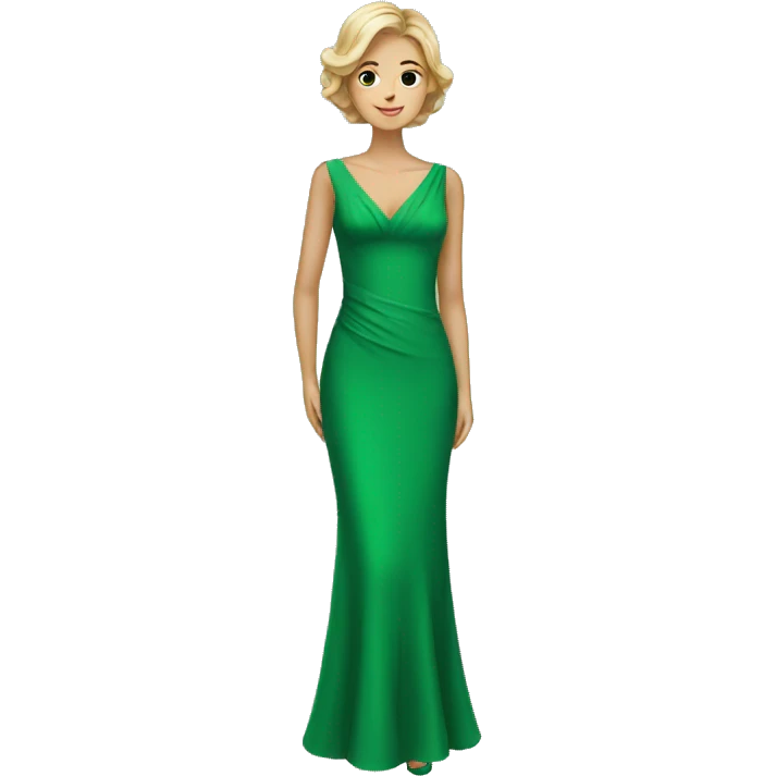 green dress emoji