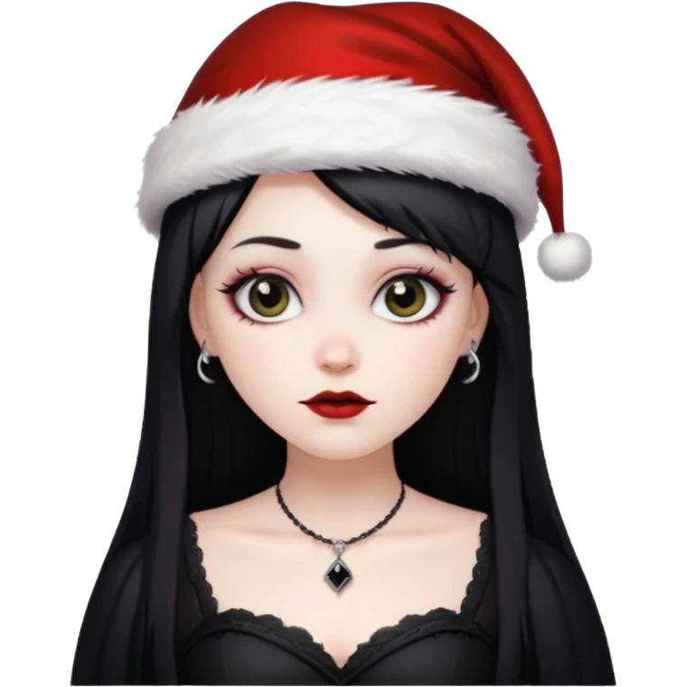 Goth Dommy mommy Santa Clause emoji