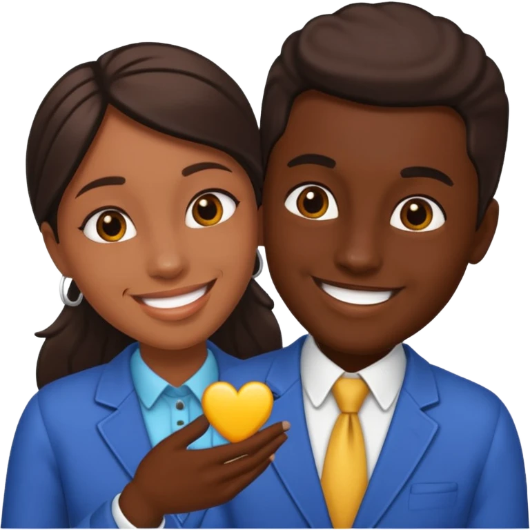 Two people dapping each other up emoji