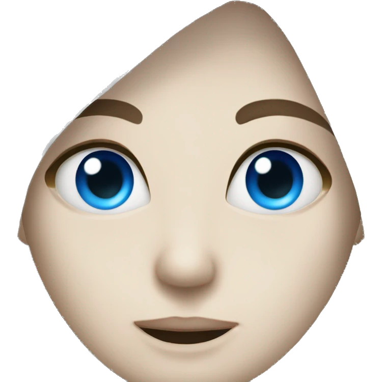 Use previous emoji but make eyes blue emoji