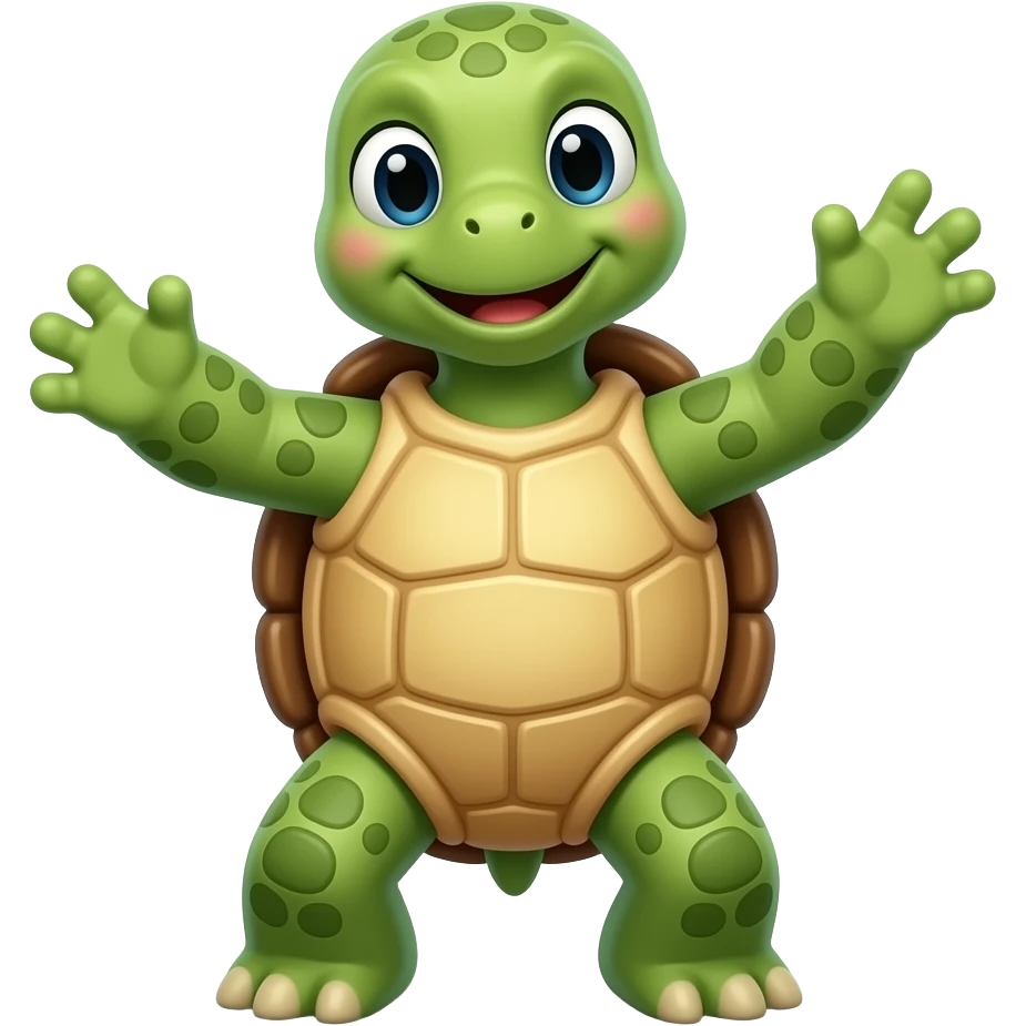 make a turtle dancing emoji