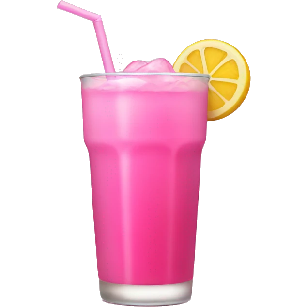 Pink drink emoji
