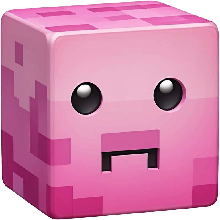 Pink Minecraft emoji