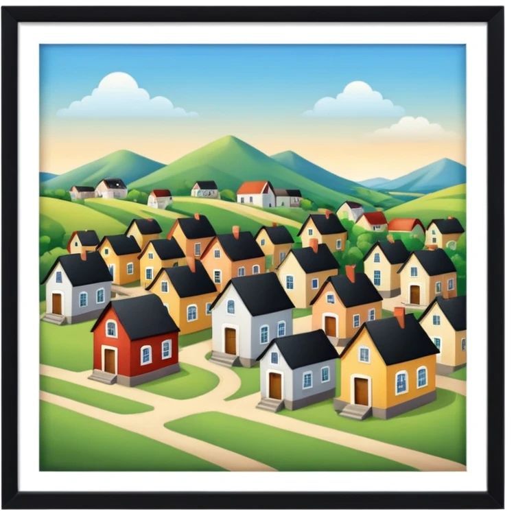 pequeño pueblo emoji