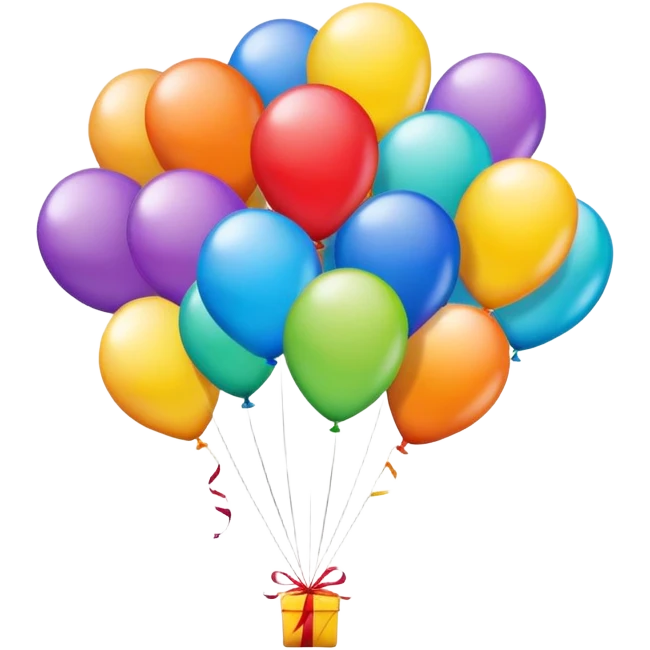 27rd birthday balloons emoji