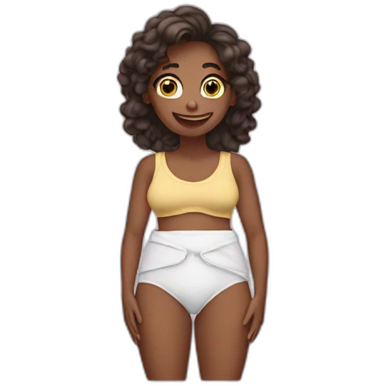 adulte diaper girl emoji