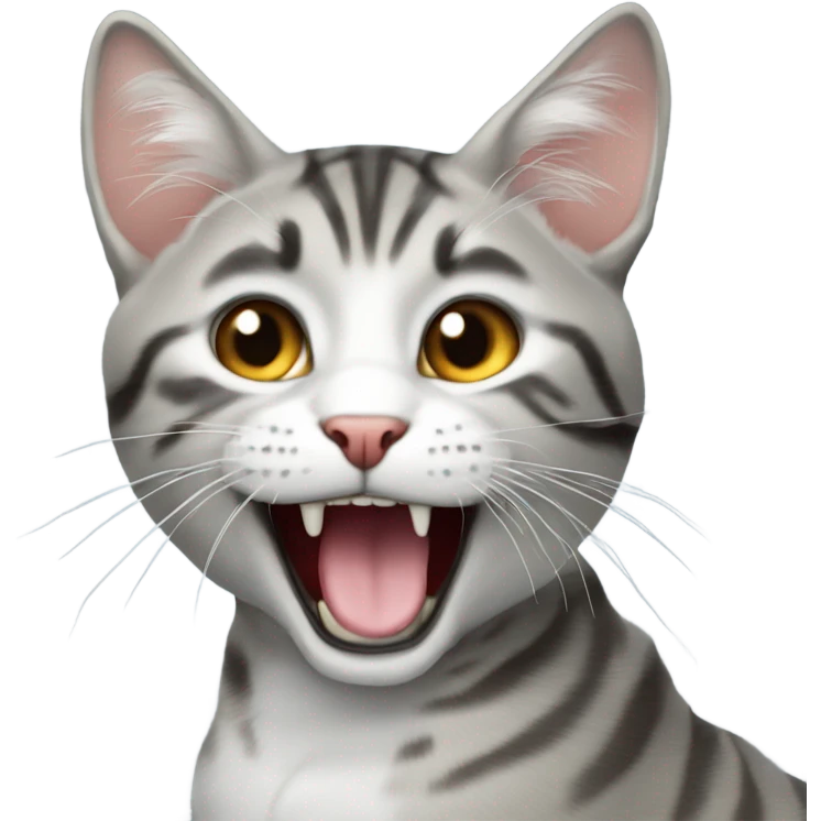 кошка с бантиком emoji