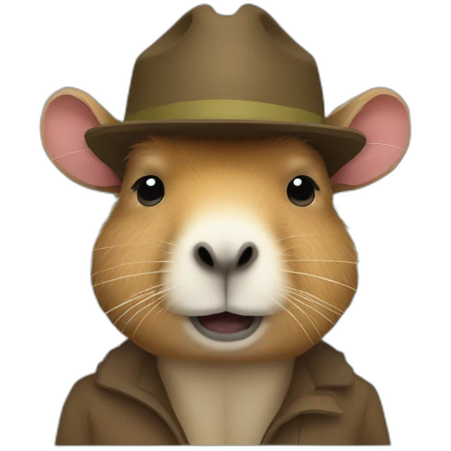 Programmer capybara emoji