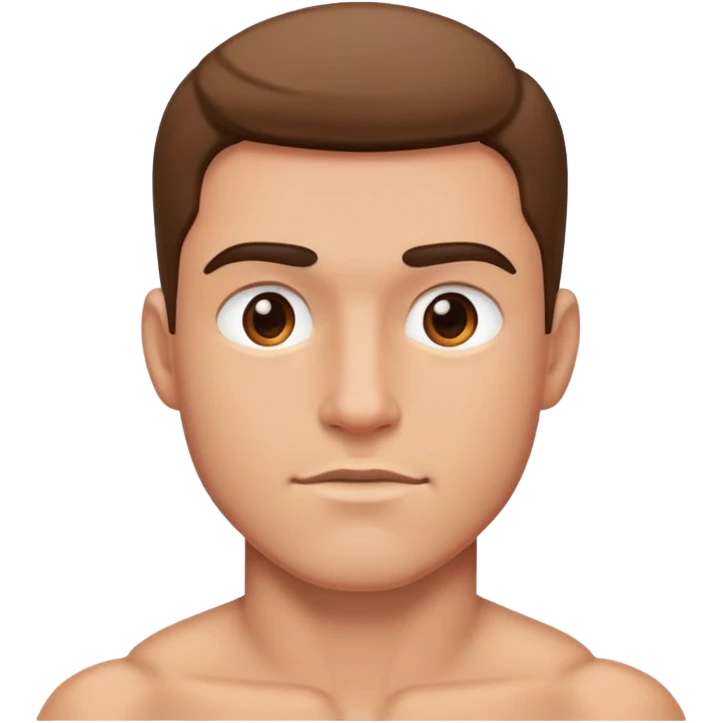 striking portrait of a man emoji