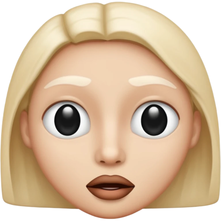 make this emoji 😵 black but the eyes and the mouth should be withe emoji