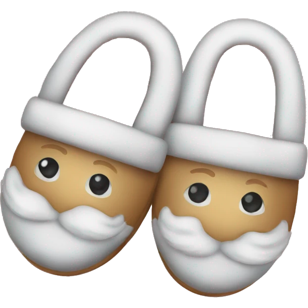 Christmas slippers emoji