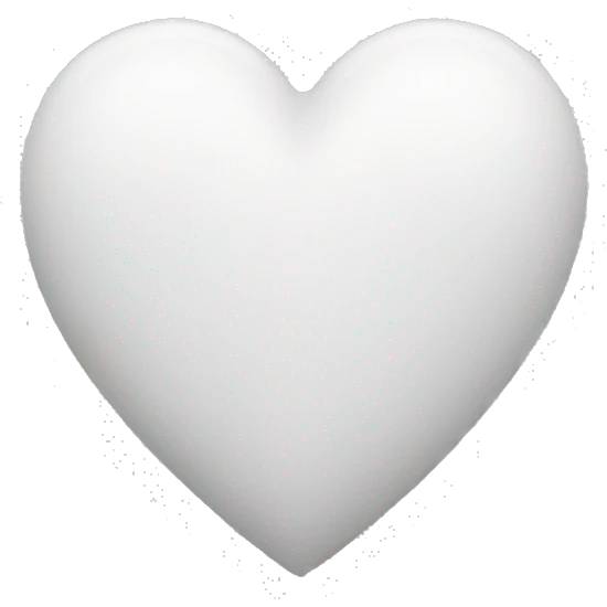  white heart  emoji