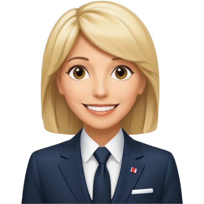 Pirate avec la tete de brigite macron emoji