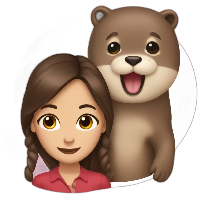 Rachel Berry with an otter emoji