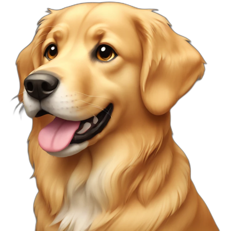 Retriever dog emoji