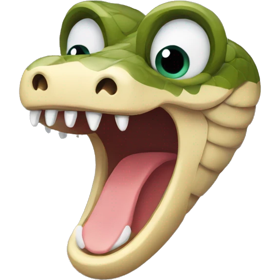 Snake winking emoji