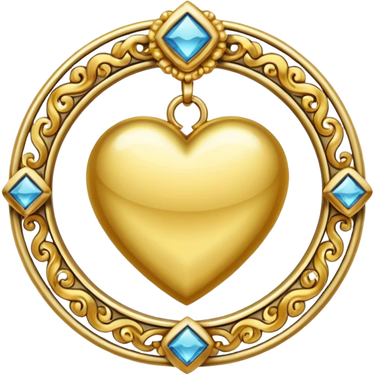 Gold jewellery emoji