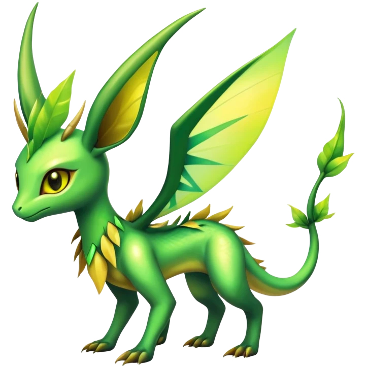Shiny Exotic Flygon-Leafeom-Celebi-Scyther-Hybrid-Creature emoji