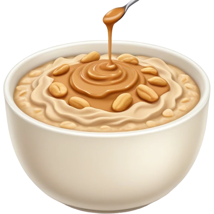 Peanut butter oatmeal emoji