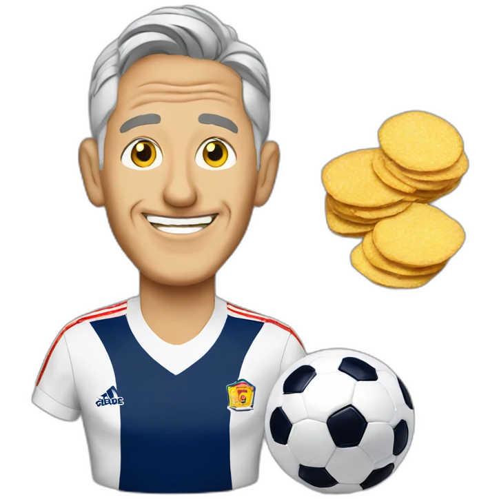 Gary Lineker, walkers crisps and a soccer ball emoji