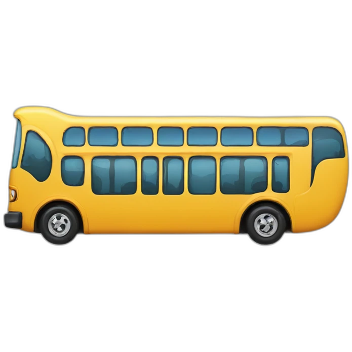 Diplodocus en forme de bus emoji