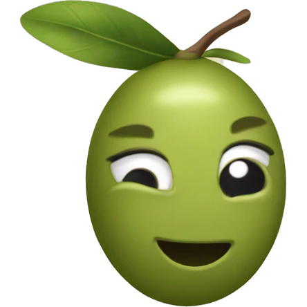 Fluttering olive  emoji