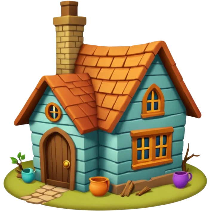 The Weasley’s Burrow Harry Potter style emoji