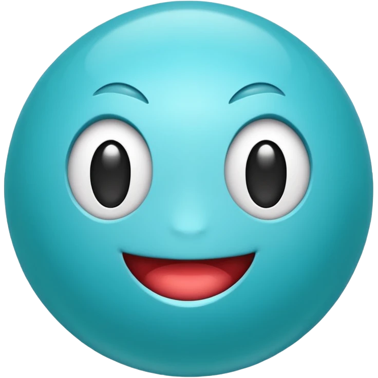 cyan ball emoji
