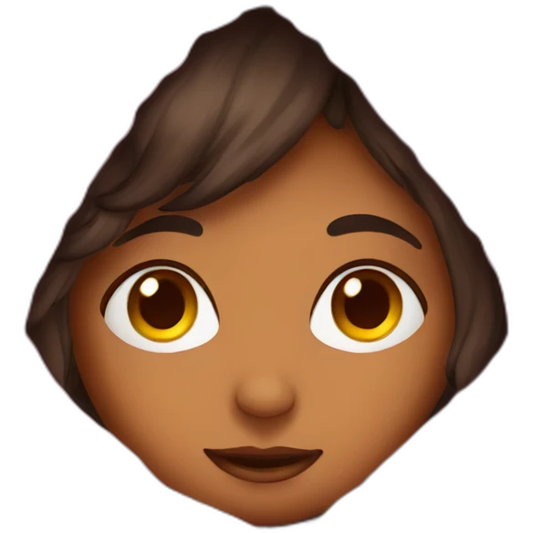 Girl cozy in blanket emoji