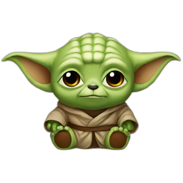 Yoda bear emoji