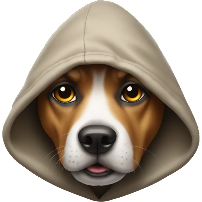 Dog in the hood emoji