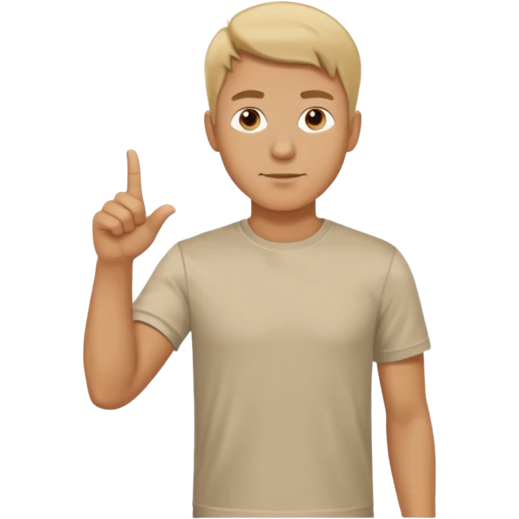 man pointing to the left emoji