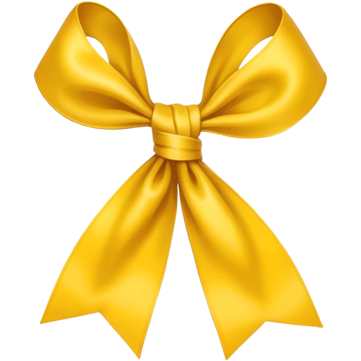 yellow ribbon emoji